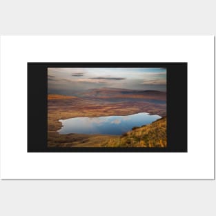 Pen y Fan, Corn Du and Llyn y Fan Fawr, Brecon Beacons National Park, Wales Posters and Art